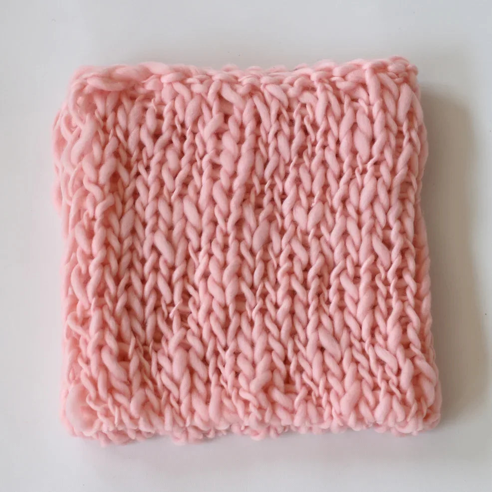 Newborn Photography Prop Blanket – Handmade Flokati Weave Mat Baby Photo Prop PLUSH 13