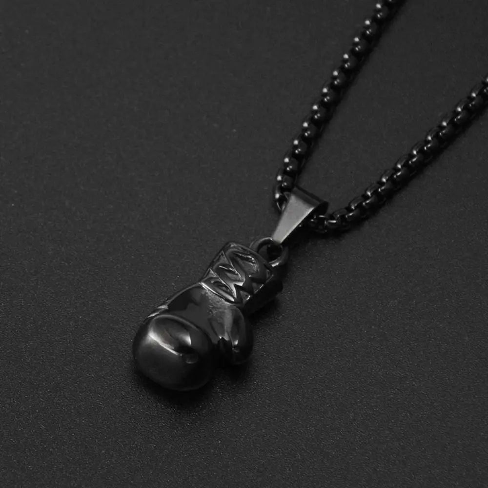 Boxing Glove Pendant Necklace – Men's Korean Style Chain Men's Pendant Necklace PLUSH
