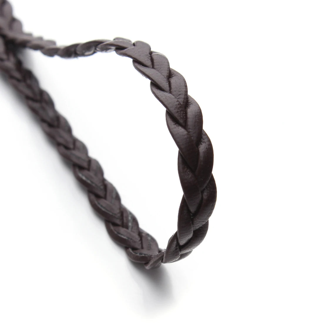 10 Yards 5mm PU Leather Braided Woven Cord – DIY Jewelry Jewelry Making Cord PLUSH Dark Brown