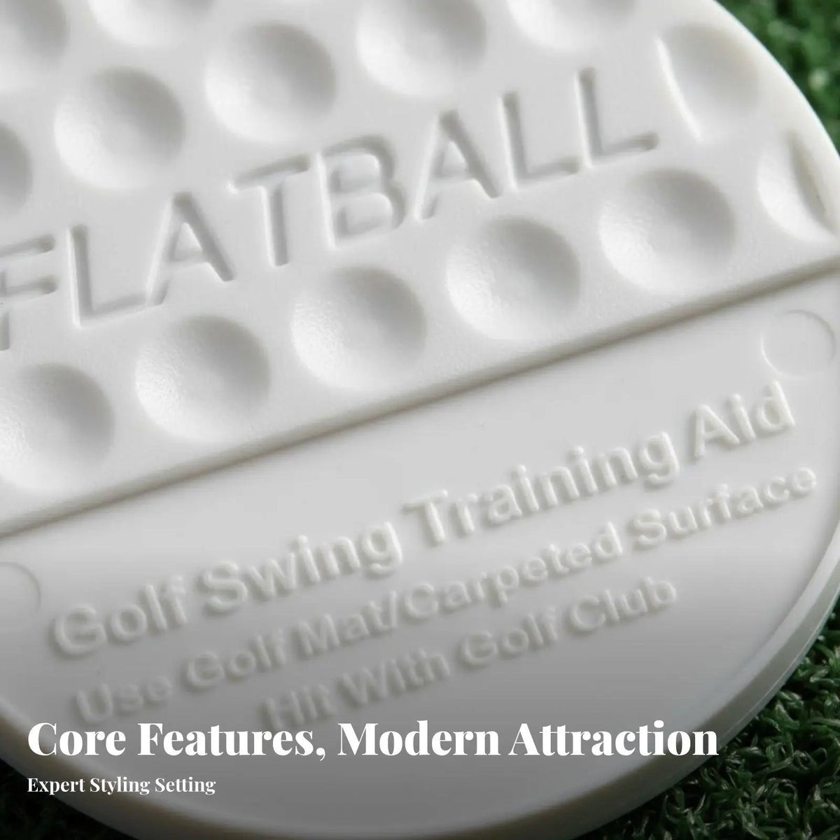 Flat Golf Practice Ball – Swing Accuracy Training Aid Golf Training Aid PLUSH Default Title