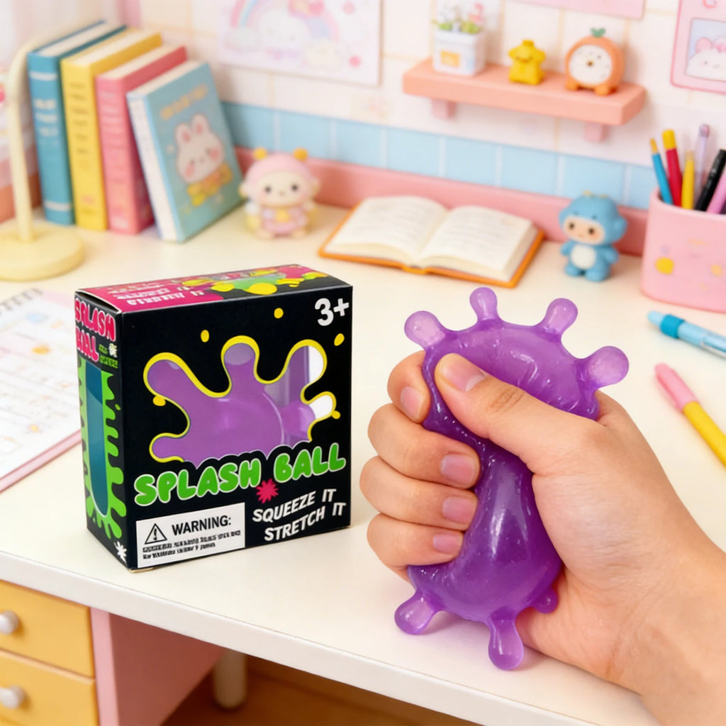 Splash Squeeze Ball – Slow Rising Squishy Fidget Toy Squishy Fidget Toy PLUSH