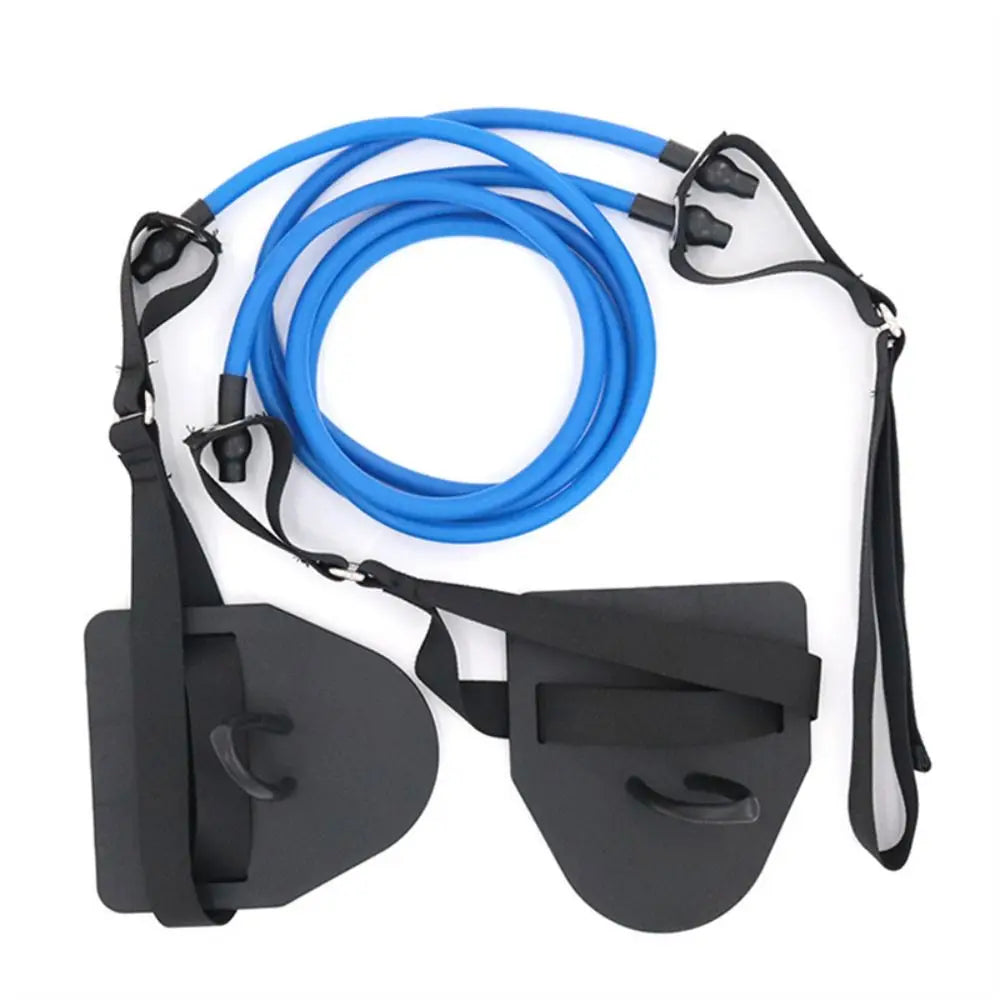 Webbed Hand Paddles & Resistance Bands – Swim Strength Trainer Swim Training Paddles PLUSH -40 pound