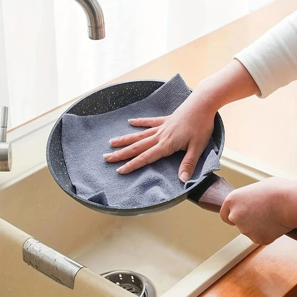 Reusable Microfiber Cleaning Wipes Roll 20-40 Pcs | Kitchen Cloths Microfiber Cleaning Wipes PLUSH