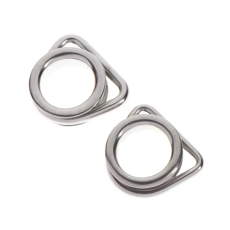 Stainless Steel M6/M8 D-Ring Thimble for Sun Shade Sail & Marine Marine Rigging Hardware PLUSH
