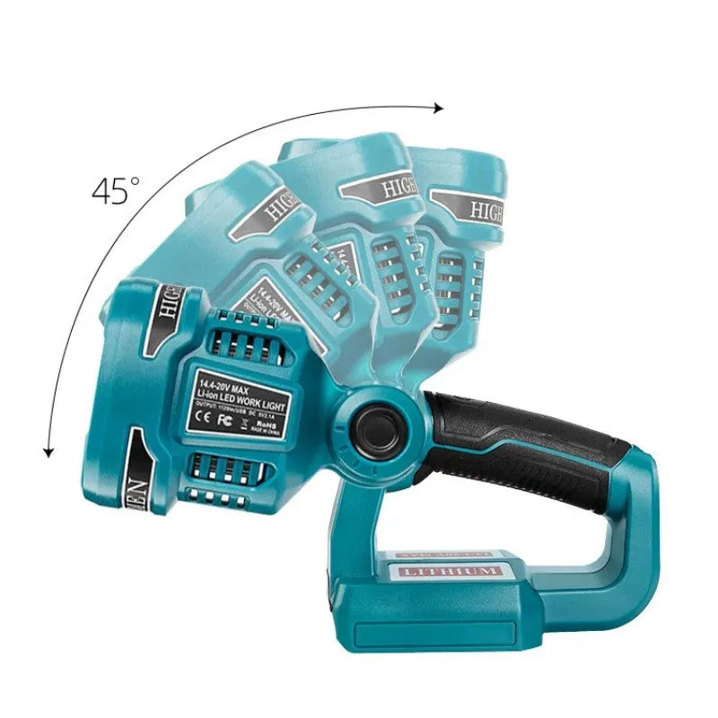 4-Mode Cordless LED Work Light 18/14.4V – Makita DML812 Fit Cordless Work Light PLUSH
