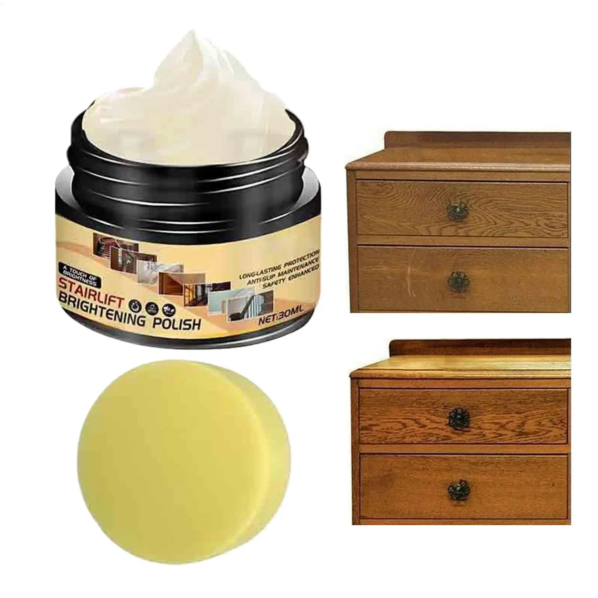 30ml Wood Finishing Wax – Polish, Brighten & Protect Wood Wood Finishing Wax PLUSH