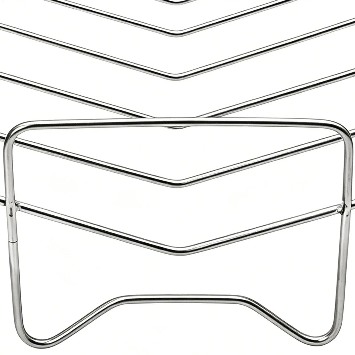 Stainless Steel V-Shape Roasting Rack – Turkey & BBQ Grill Roasting Rack PLUSH