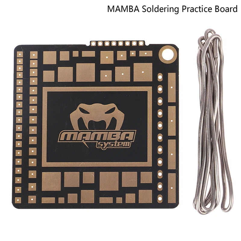 Mamba FPV Soldering Practice Board 49x49mm – DIY Skill Builder Soldering Practice Board PLUSH