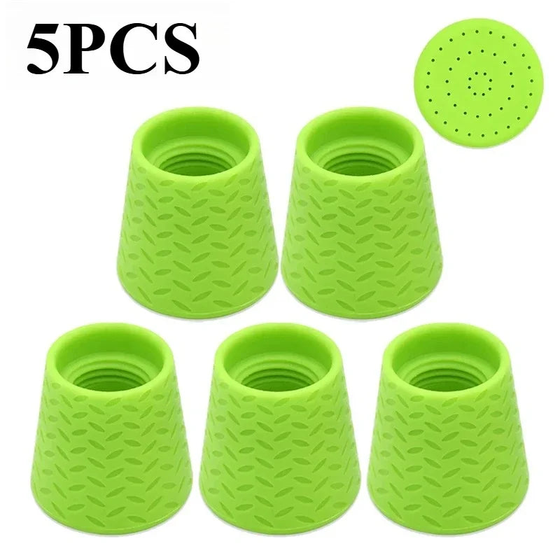 Silicone Pet Shower Head – Universal Dog Bath Spray Cap Pet Shower Spray PLUSH 5PCS
