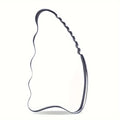 Stainless Steel Gua Sha Tool – Body & Jawline Sculpting Gua Sha Massage Tool PLUSH Silver