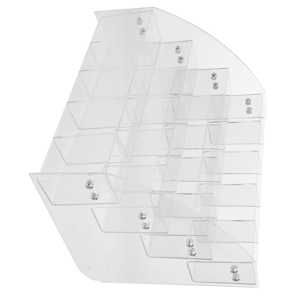 Clear Acrylic Tiered Pen Holder Stand | Desk Organizer Desk Pen Organizer PLUSH