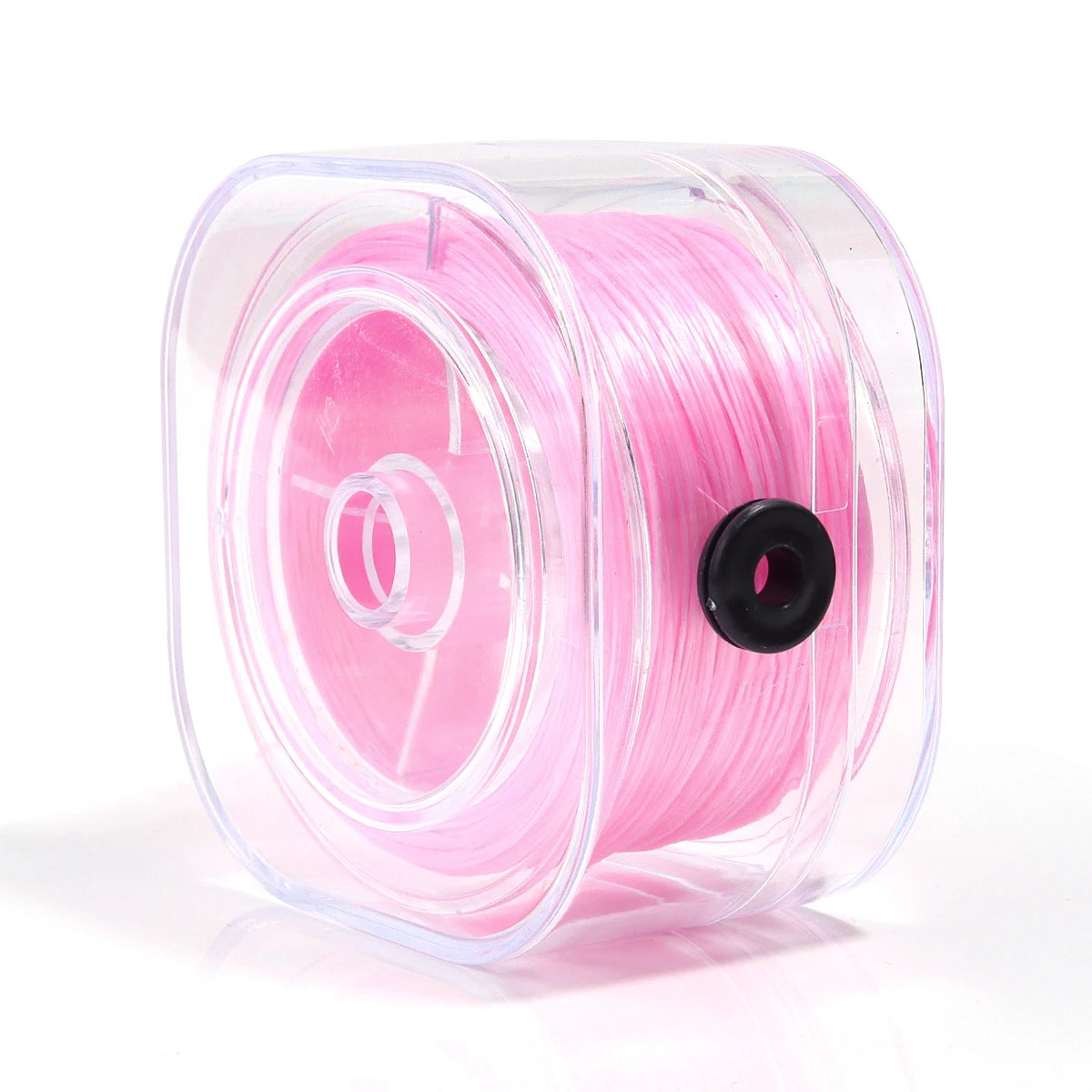 90m Flat Elastic Cord 0.8mm Stretch Thread – DIY Jewelry Making Elastic Beading Cord PLUSH pink