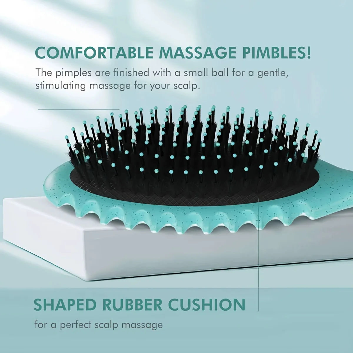 Candy Curl Defining Comb – Soft Bristle Wet Hair Brush Curl Defining Comb PLUSH
