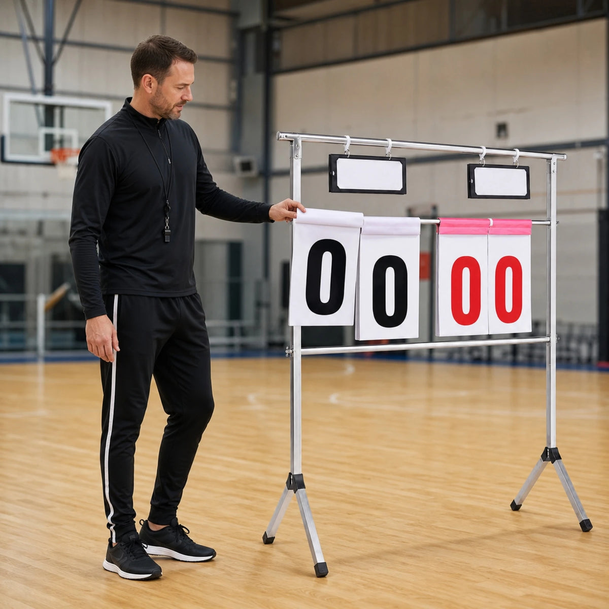 Flip Scoreboard with Stand – Portable Manual Scoring Board Manual Flip Scoreboard PLUSH Default Title