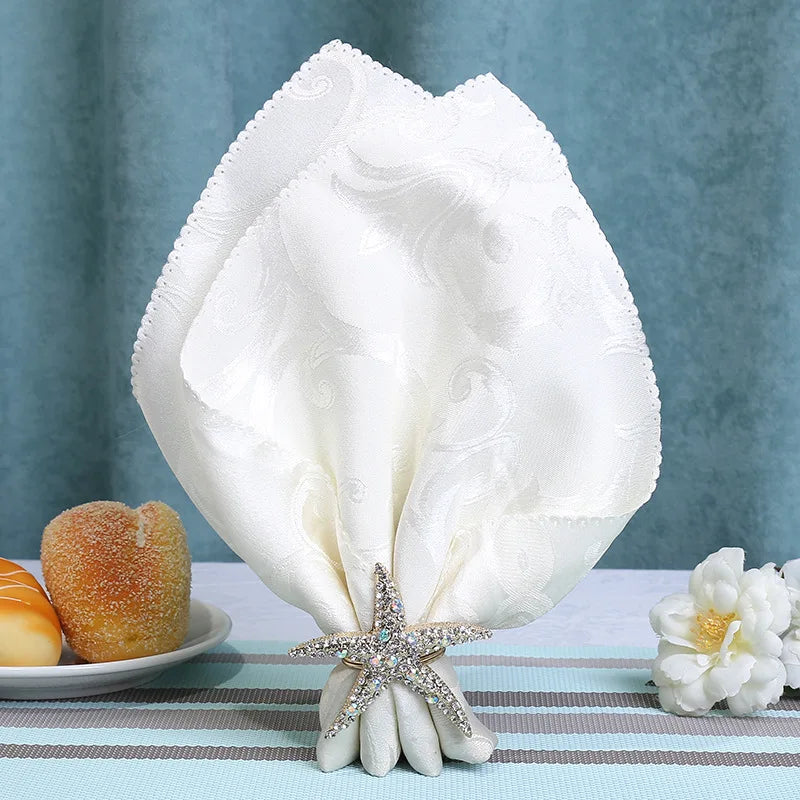 Starfish Napkin Rings – Wedding & Party Table Decor Napkin Rings PLUSH