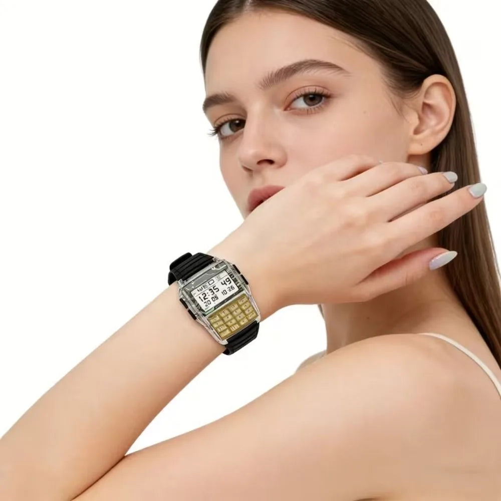 Men's LED Digital Watch – Waterproof, Alarm & Shock Resistant Digital LED Watch PLUSH