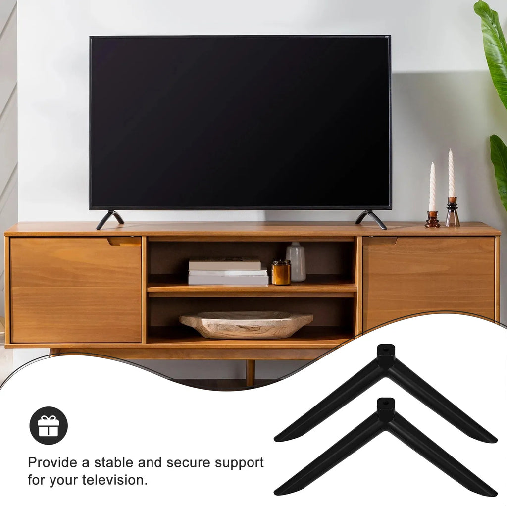 Universal TV Stand Replacement Legs for 32–40" Flat Screen TVs TV Stand Base PLUSH