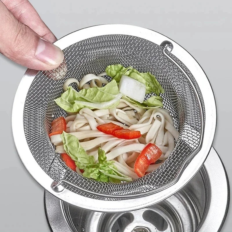 Stainless Steel Kitchen Sink Strainer & Anti-Clog Drain Filter Sink Drain Strainer PLUSH