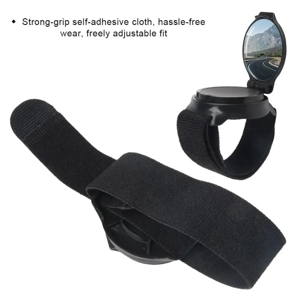 360° Rotatable Wrist Strap Bicycle Rearview Mirror Bicycle Rearview Mirror PLUSH
