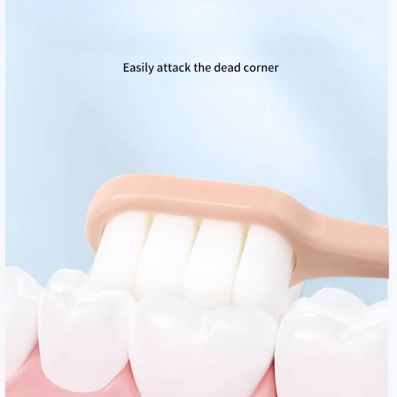 Ultra-Fine Soft Bristle Toothbrush – 12000+ Bristles Gum Care Manual Toothbrush PLUSH