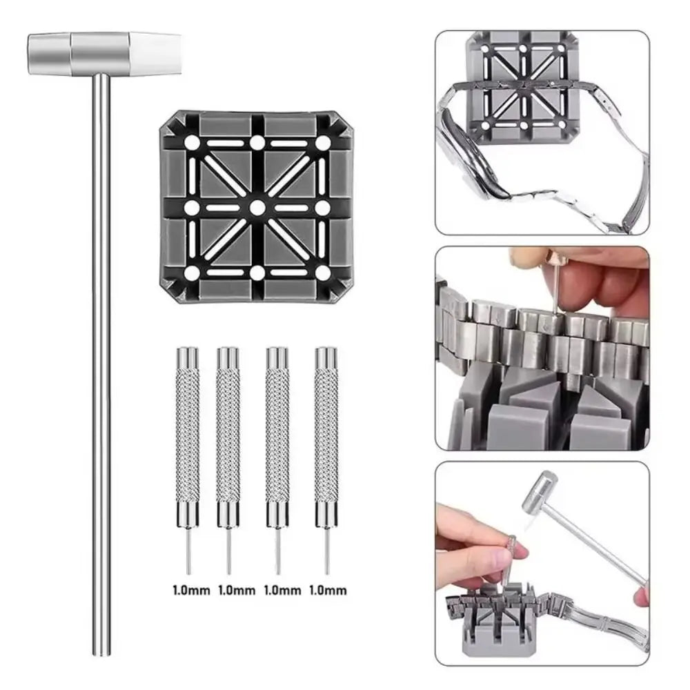 126 PCS Watch Repair Tool Kit – Bezel & Link Removal Set Watch Repair Kit PLUSH