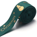 5 Yards Gold Foil Christmas Ribbon – Gift Wrap & DIY Decor