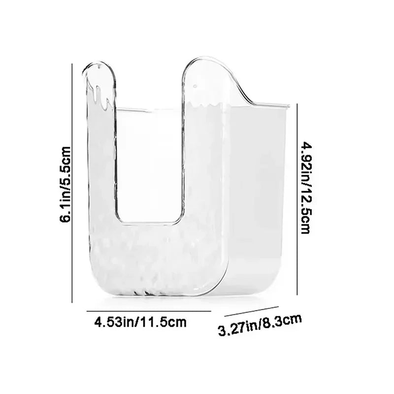 Wall-Mounted Punch-Free Tissue Box | PP Plastic Organizer Tissue Box Organizer PLUSH