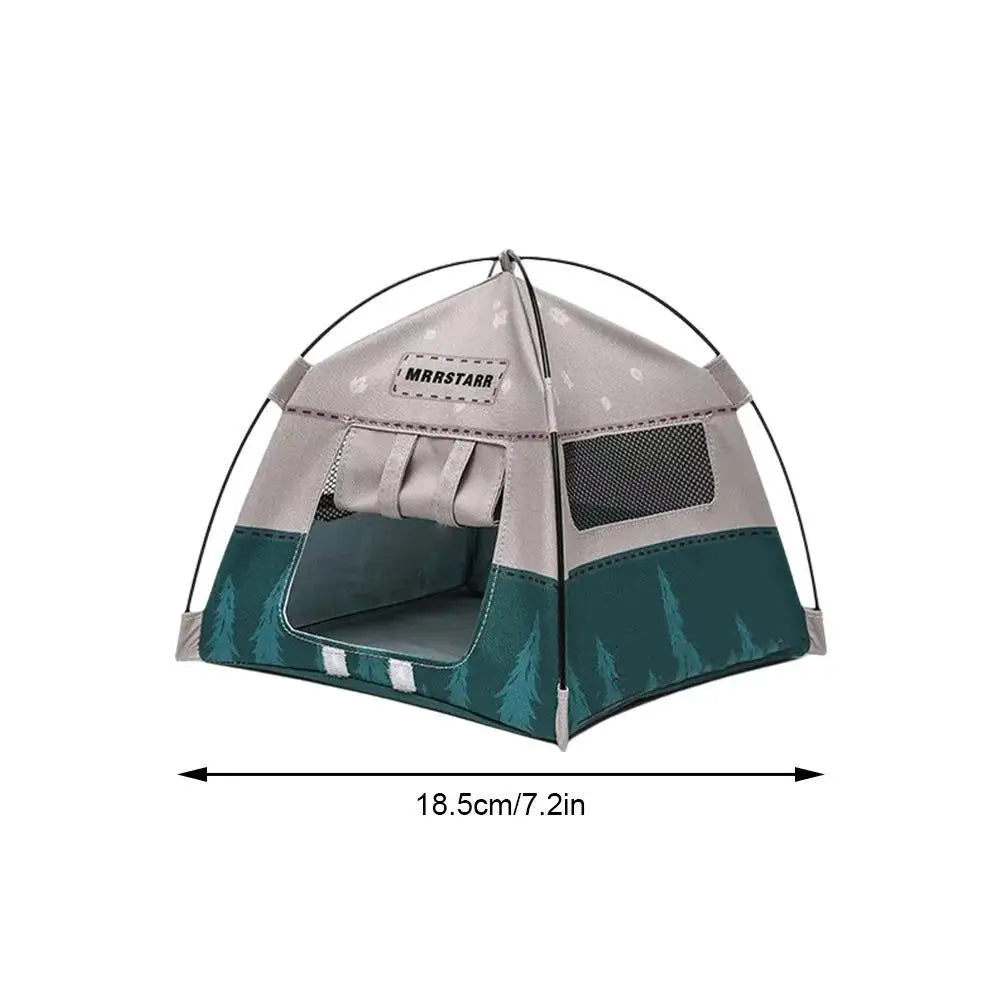 Miniature Camping Tent Model 18.5cm – Diorama & Photo Prop Miniature Scene Model PLUSH