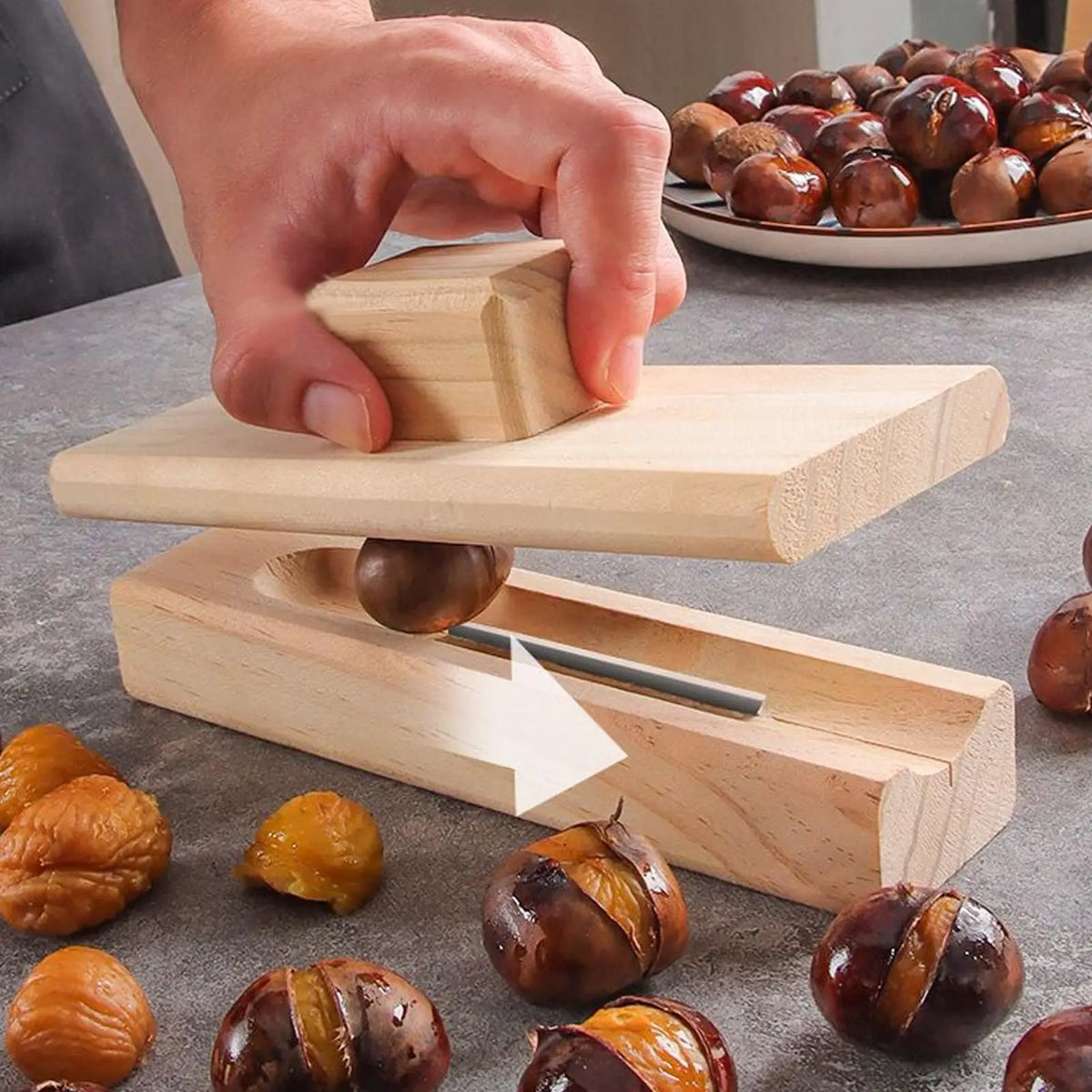 Multifunctional Chestnut Opener & Walnut Cracker Tool Nut Cracker Tool PLUSH