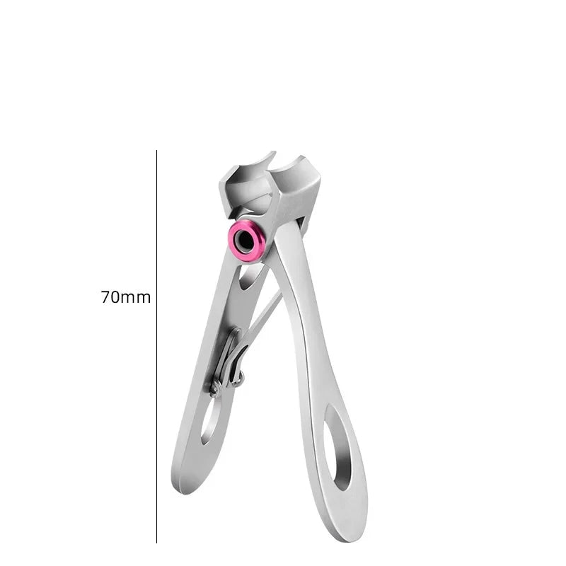 Stainless Steel Nail Clipper – Fingernail & Toenail Trimmer Nail Clipper PLUSH Small Silvery