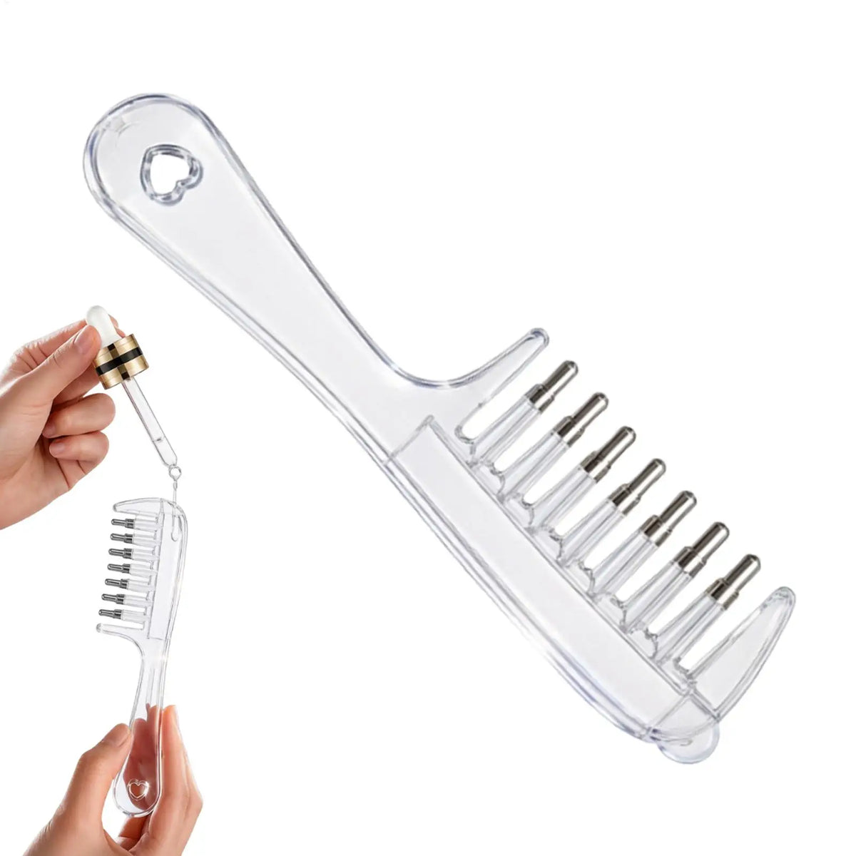 Scalp Oil Applicator Comb – Portable Anti-Static Hair Nourisher Scalp Oil Applicator PLUSH