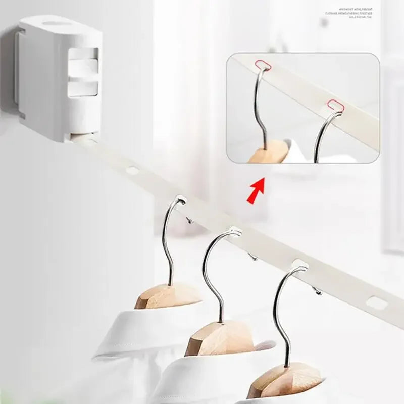 Retractable Clothesline Indoor Outdoor – 4.2M, 20KG Capacity Retractable Clothesline PLUSH