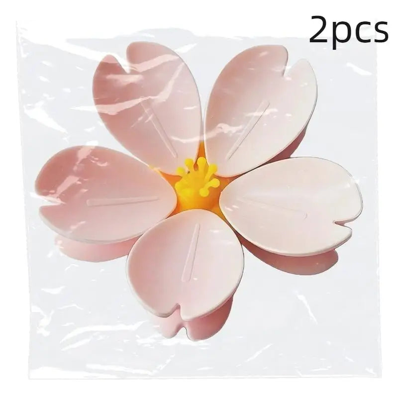Cherry Blossom Magnetic Fridge Seal Clip | Snack Bag Clip Magnetic Bag Clip PLUSH 2pcs