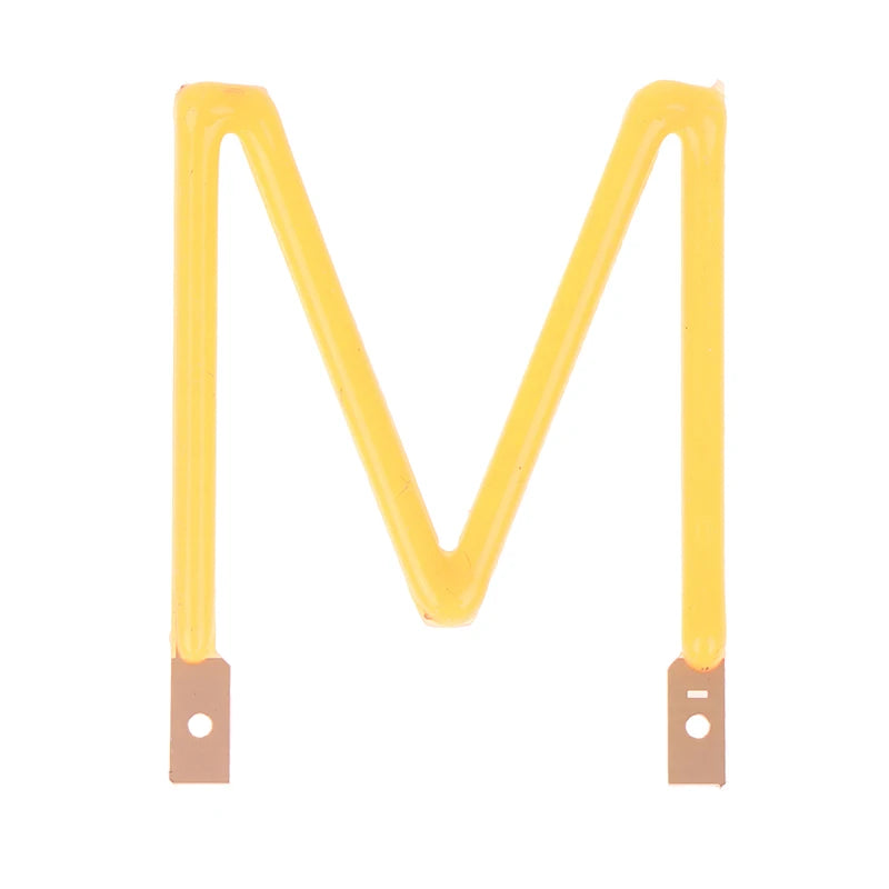 English Letter COB LED Filament DC3V Yellow – DIY Party Decor LED Filament Light PLUSH