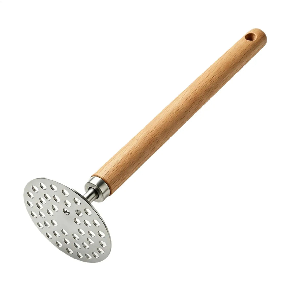 Stainless Steel Potato Masher – Manual Veggie & Fruit Crusher Kitchen Masher Tool PLUSH