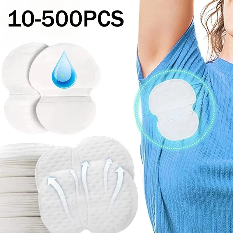 Disposable Underarm Sweat Pads – Ultra-Thin Breathable Cotton Underarm Sweat Pads PLUSH