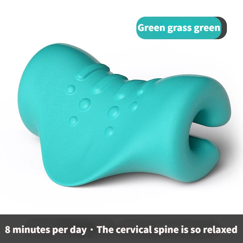 Neck Stretcher Traction Pillow – Ergonomic Shoulder Massager Neck Traction Pillow PLUSH 3.58