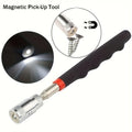Telescopic Magnetic Pick-Up Tool with LED Light | Extendable Rod Magnetic Pick-Up Tool PLUSH Magnetic Rod