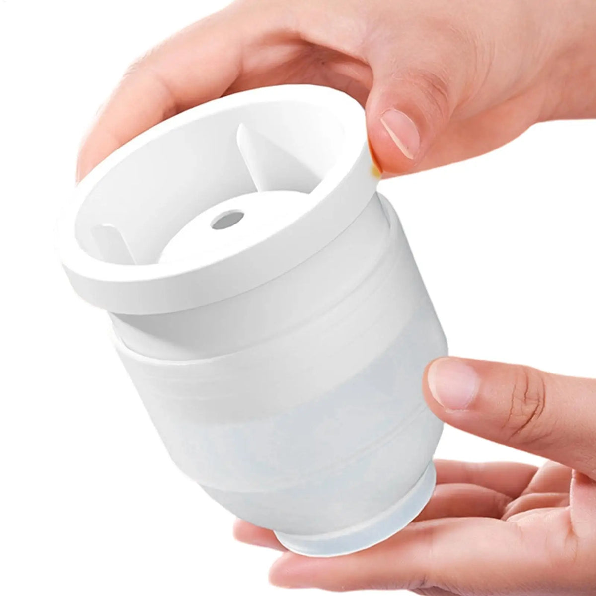 Silicone Ice Ball Maker Mold – Large Round Sphere Ice Cube Tray Ice Ball Mold PLUSH