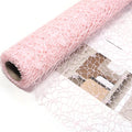4.5m Korean Jacquard Net Mesh Flower Bouquet Wrapping Paper Floral Wrapping Paper PLUSH korean pink