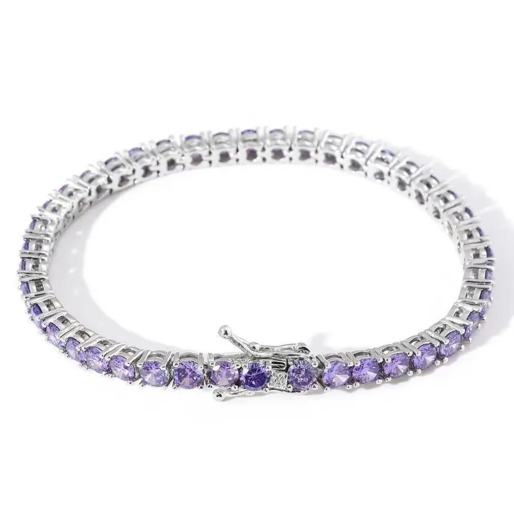 Waterproof Colorful Rhinestone Crystal Bangle Bracelet Rhinestone Bangle Bracelet PLUSH Style 5