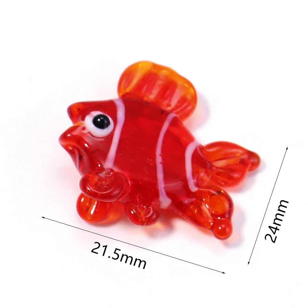 3D Ocean Animal Glass Pendant – DIY Bracelet & Keychain Charm Glass Charm Pendant PLUSH 21.5X24mm