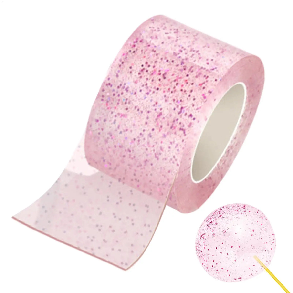 Glitter Nano Bubble Tape – Blowable DIY Craft Tape for Kids DIY Craft Tape PLUSH