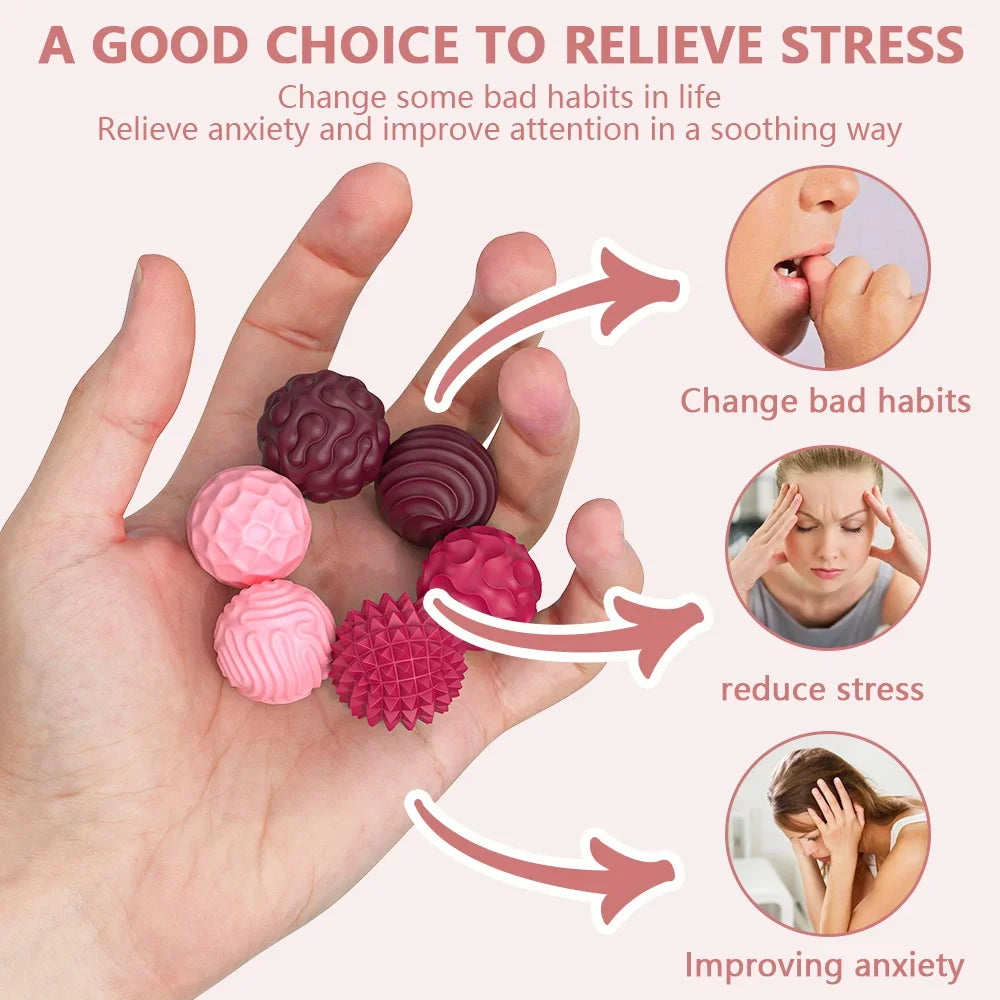 Silicone Magnetic Fidget Balls | Sensory Toy – 6 or 12 Pcs Magnetic Fidget Toy PLUSH
