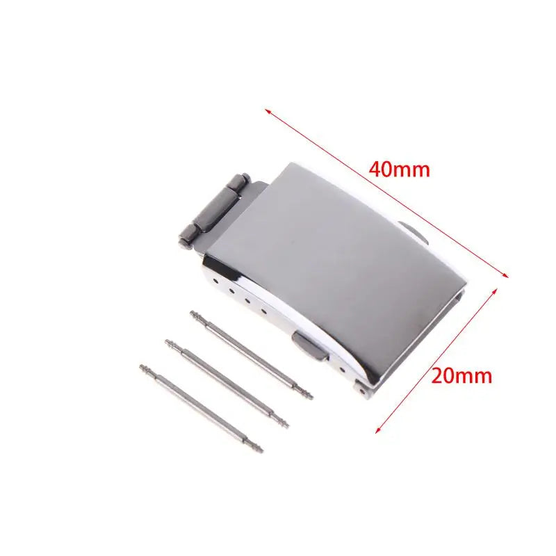 316L Stainless Steel Folding Watch Clasp 16/18/20/22mm Watch Band Clasp PLUSH 20MM