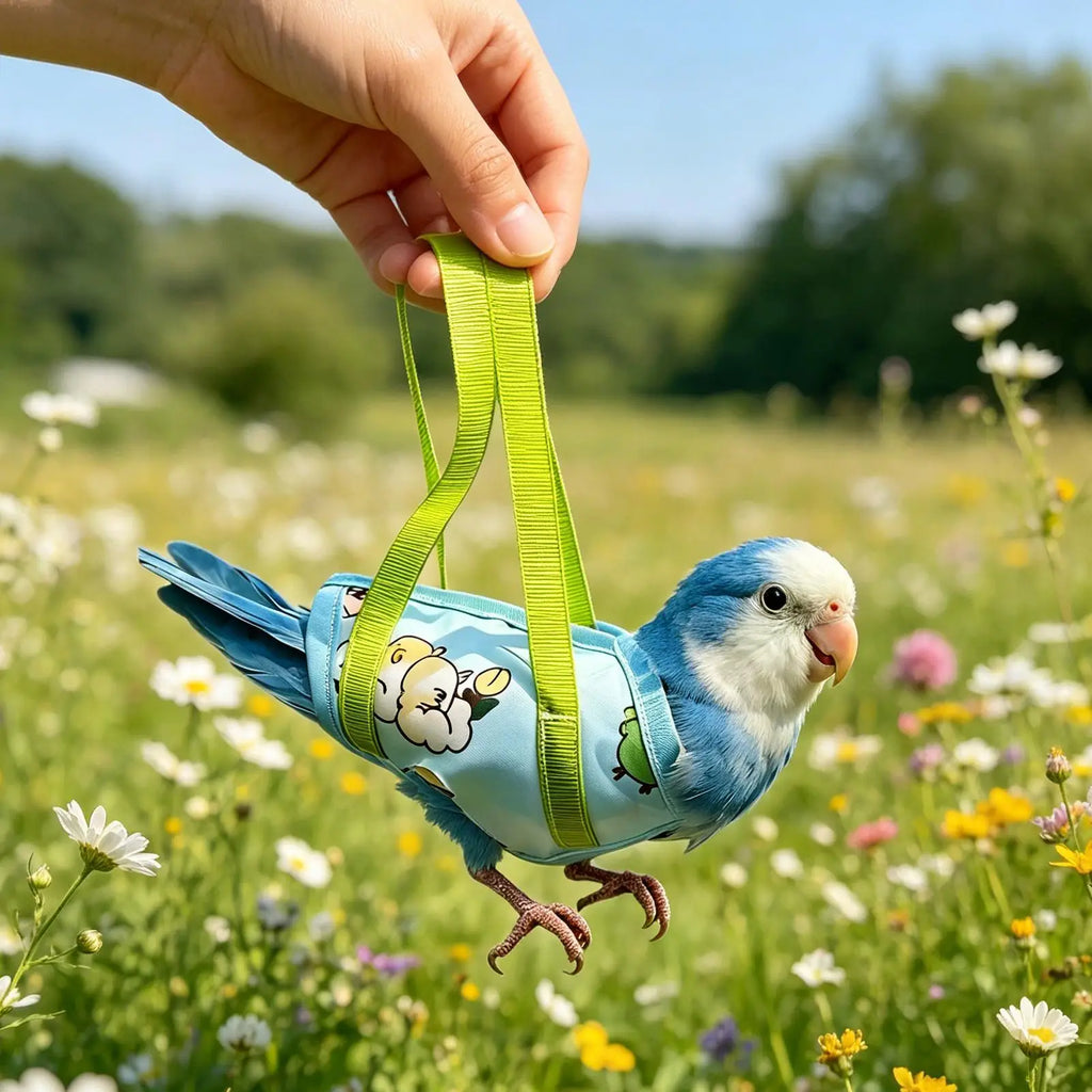 Portable Parrot Carrier Bag – Breathable Bird Travel Pouch Bird Travel Carrier PLUSH