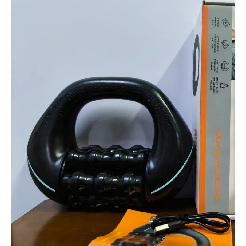 Electric Rolling Percussive Massager – Handheld Full Body Handheld Massager PLUSH