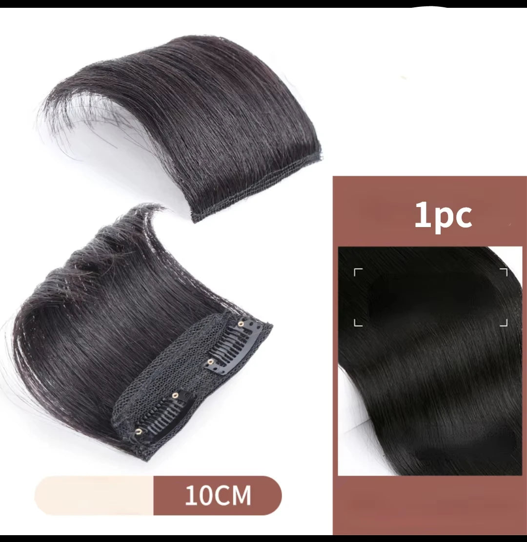 Fluffy Invisible Seamless Clip-In Hair Pad – Women's Topper Clip-In Hair Topper PLUSH 1pc natural black
