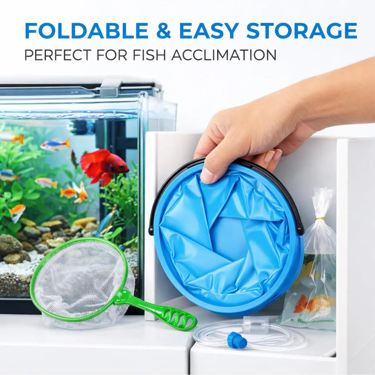 3-Piece Aquarium Drip Acclimation Kit – Fish, Shrimp & Betta Aquarium Acclimation Kit PLUSH