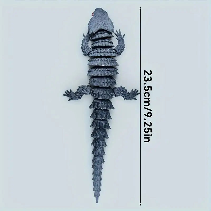 3D Printed Movable Lizard Statue – Desktop Sculpture & Gift Desktop Sculpture PLUSH